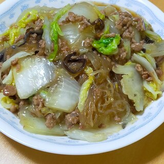 ひき肉と白菜のオイスター煮